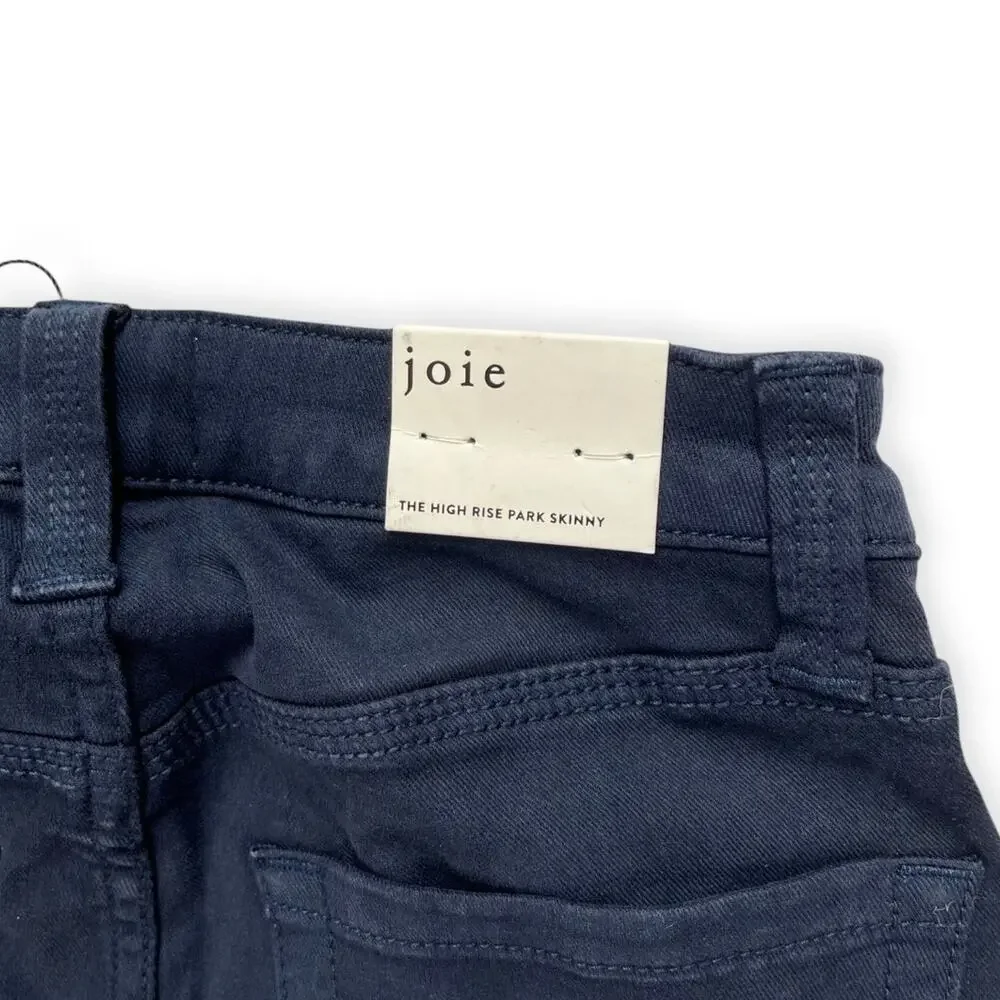 Joie Women's High Waisted Park Limited Edition Cargo Style Pant Navy - Picture 3 of 5